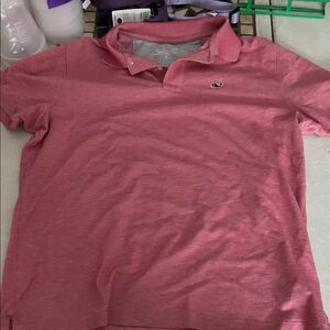 Vineyard Vines Men's Polo in Soft Pink